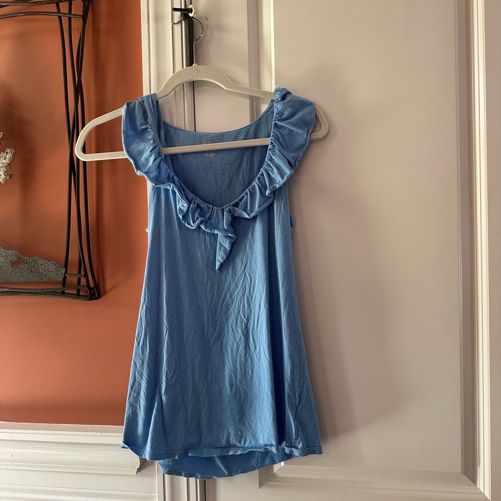 Lilly Pulitzer ruffle tank